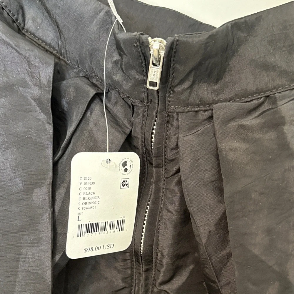 Free People Black A-Line Skirt L - Picture 6 of 9